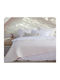 Nef-Nef Homeware Scofield Κουβερλί Ημίδιπλο Microfiber Ecru 180x240cm