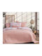 Nef-Nef Homeware Valia Κουβερλί Ημίδιπλο Microfiber Peach 180x240cm