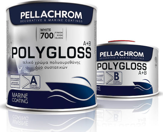 Pellachrom Polygloss A+B Цвят Горна Част Бои За Лодки 0.75л