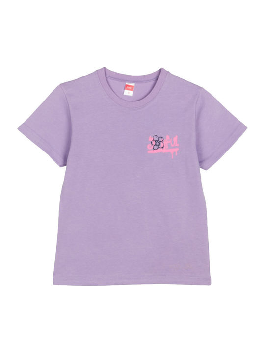 Joyce Παιδικό T-shirt Purple Feelings