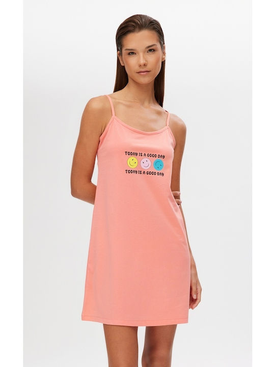 Minerva Summer Women's Nightdress Coral