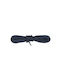 Bergal Round Cord Laces Navy Blue 90 Cm Thick Round Laces Color Navy Blue 90 Centimeters 100% Cotton Do Not Untie