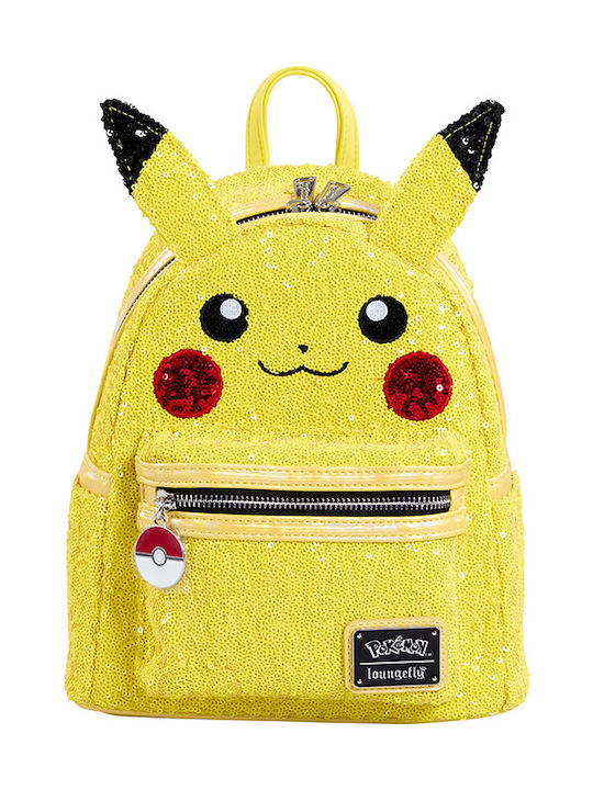 Funko Детска чанта Раница Жълта 26.6брx11.4брx26.6брсм. Pokemon World 1-1 Игри Секвин Пикачу Косплей Мини