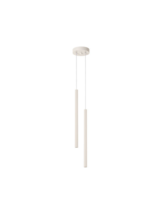Sollux Pastelo 2 Hängelampe Beige mit Fassung G...