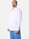 Langärmlig Hemd White