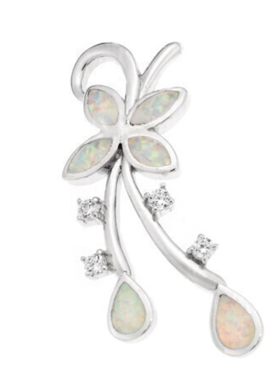 Senza Charm Schmetterling aus Silber mit Zirkon