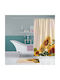 Tropik Home Душ завеса Тъканна 180x200см Sunflower