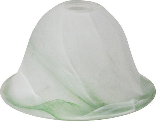 Green Replacement Glass Lamp Shade 18x10.5cm Sinialo 2010014