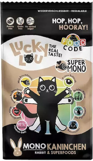 Code Dry Food Gluten-Free for Adult Sterilized Cats with Sensitive Urinary with Rabbit / Meat / Potatoes 0.75kg