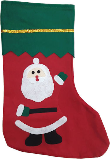 Christmas Decorative Socks with Santa Claus L34xW24cm