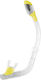 Cressi Mini Dry Snorkel Clear Yellow Αναπνευστήρας