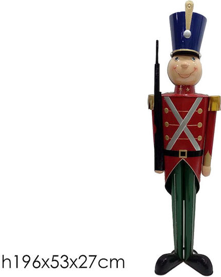 General Trade Nutcracker de Crăciun din Metal Înălțime 196cm.