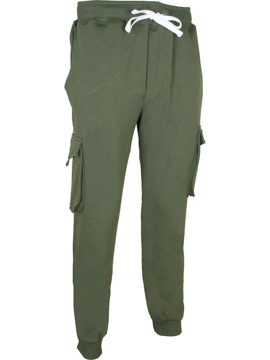 Cargo Pantaloni de trening cu Elastic Khaki