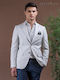 Men's Summer Suit Jacket Slim Fit Gray