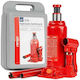 AMiO Hydraulic Bottle Jack with Lifting Capacity up to 38cm and Weight Capacity up to 5 Tons