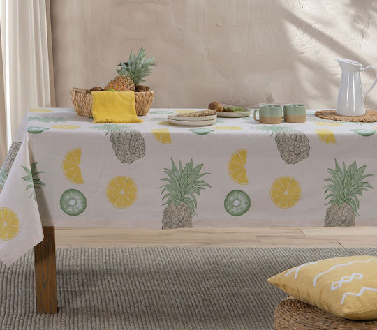 Nef-Nef Homeware Față De Masă Rezistentă La Pete Multicoloră 140x140cm