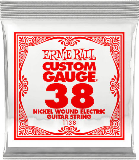 Ernie Ball Μονή Χορδή Nickel Wound Ηλεκτρικής Κιθάρας 38"