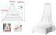 Large Bed Mosquito Net Hoop Hook 250x60cm White Galifas 7923460 Galifas