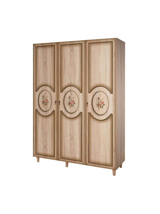 Three-Door Wardrobe Mode 863sph4214 135x52x192c...