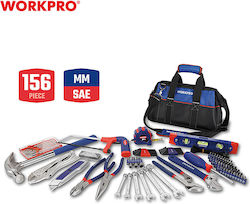 WorkPro WP209010 Handtasche mit 156 Werkzeugen