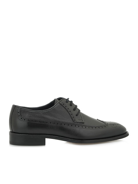 Δερμάτινα Ανδρικά Oxfords Μαύρα