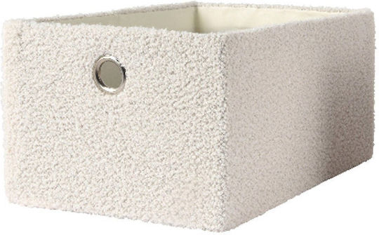 Kaemingk Stoff Aufbewahrungsbox Weiß 25x32x18cm 1Stück