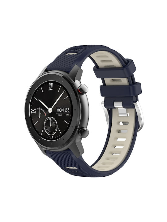 Λουράκι Σιλικόνης Μπλε (Amazfit GTR 42mm)