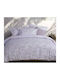 Nef-Nef Homeware Duvet Cover Set Cotton Queen with 2 Pillowcases 240x230 Purple