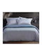 Nef-Nef Homeware Bettbezug-Set Baumwolle Übergröße mit 2 Kissenbezügen 240x230 Elements Gray