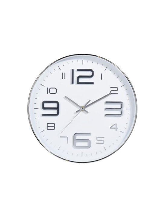 Koopman Wanduhr Weiß Ø30.5cm