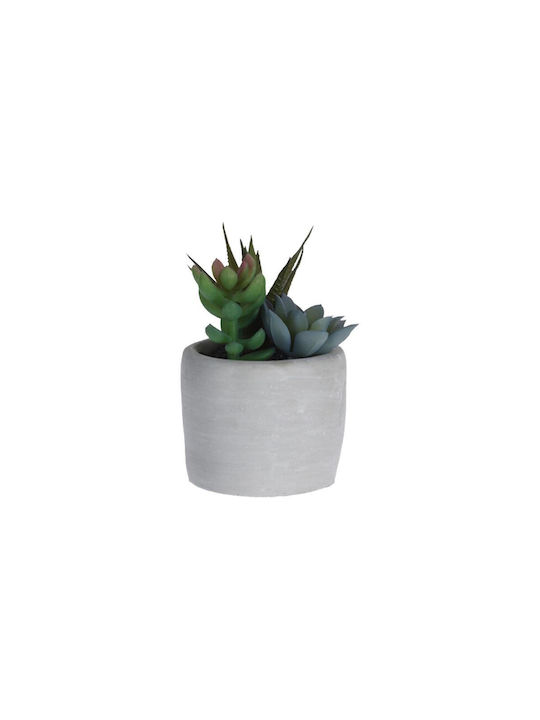 Künstliche Aloe-Pflanze 11cm Keramiktopf Ø7xh6,5cm