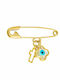 Ioannis Kosmima Child Safety Pin made of Gold 9K