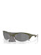 Oakley Plantaris Ανδρικά Γυαλιά Ηλίου με Πράσινο Κοκκάλινο Σκελετό και Γκρι Φακό OO9437-07