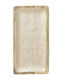 Mango-Holztablett mit Perlmutt-Innenfläche 38cm 38x20x0cm Einfarbig Kaeming