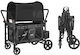 Vevor Wagon Push Pull Quad Kinderwagen Gray