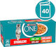 Purina One Nassfutter für Katzen in Dose mit Rindfleisch, Huhn, Lachs und Türkei 40x85gr