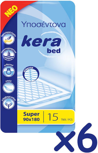 Kera Bed Super Inkontinenzunterlagen 90x180cm 6x15Stk