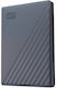 Western Digital My Passport USB 3.2 External 2.5" HDD 4TB Gray