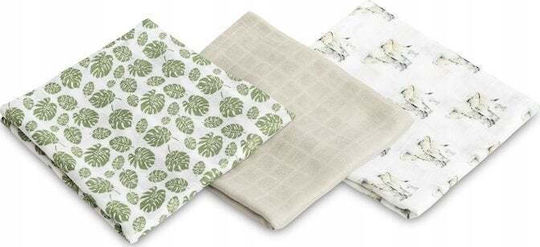Sensillo Baby Burp Cloth 70x80cm 3 Pieces