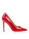 Pumps mit hohem Absatz Rot