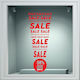 Αυτοκόλλητο Εκπτώσεων - Sales 50 - Κόκκινο Neon