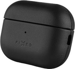 Fixed Hülle Leder in Schwarz Farbe für Apple AirPods Pro