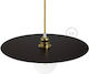 Pendant Light Shade 1xe27 Black Disc Φ40cm Creative Cables Ellepi 150205 Cubalux 150205 Black
