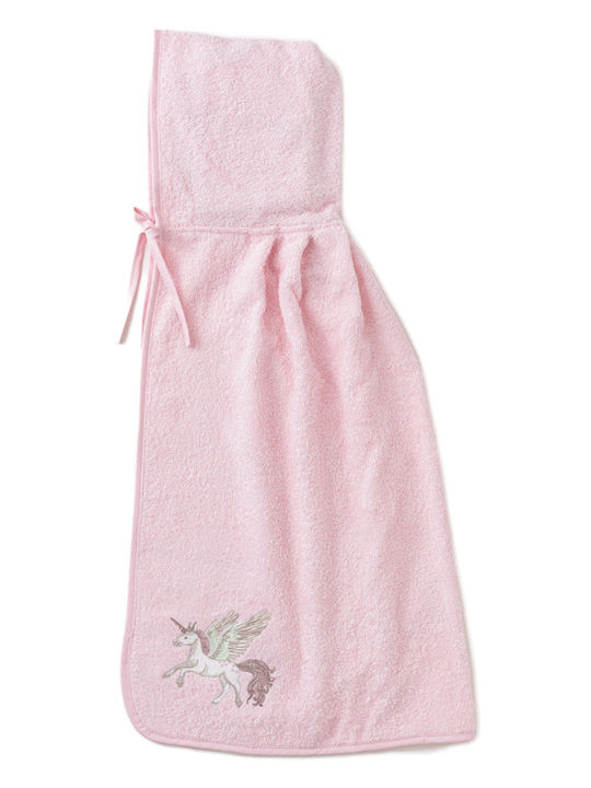 Borea Baby Bath Towel-Bathrobe Hooded Emeralda Powder 75x75cm