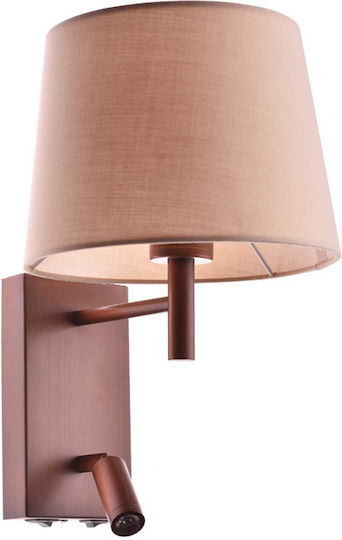 Aca Lamp Wall Brown Aca Lamp Wall Brown