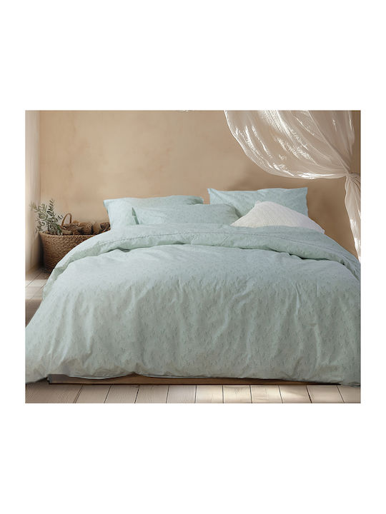 Nef-Nef Homeware Bettwäsche-Set Doppel 200x270cm. Josefine Green 4Stück