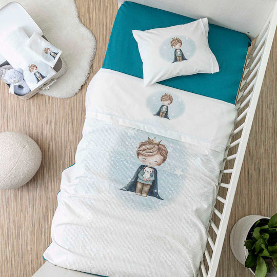 Borea Little King Seturi de cearșafuri pentru bebeluși Pentru Patut Bumbac 120x160buc 3buc Borea Little King Seturi de cearșafuri pentru bebeluși Pentru Patut Bumbac 120x160buc 3buc
