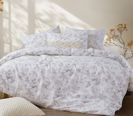 Nef-Nef Homeware Sencil Σετ Σεντόνια Διπλά 200x270εκ. Εκρού (4τμχ)