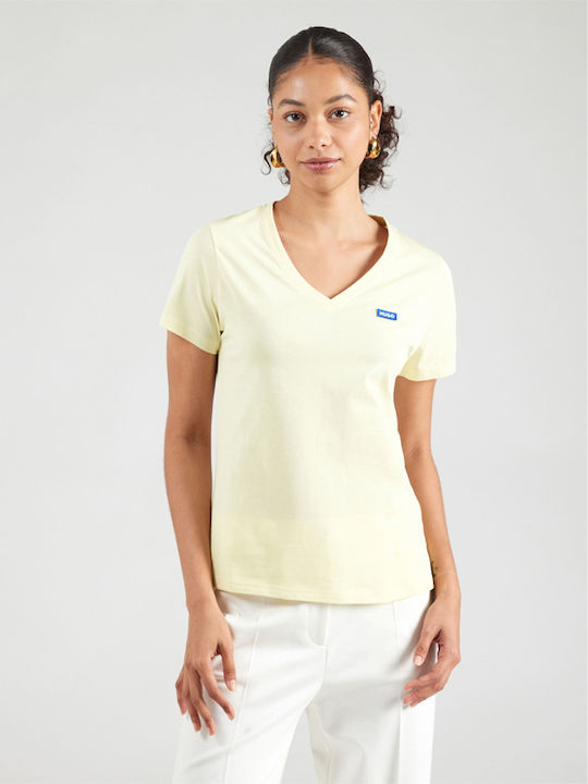 Hugo Damen T-Shirt Yellow