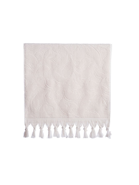 Nef-Nef Homeware Hand Towel Premium Sangalia 30x50cm Ecru Weight 550gr/m²